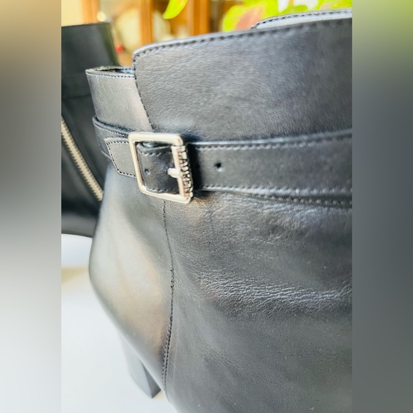 LAUREN RALPH LAUREN Ankle Boot “Carole” Buckle Straps “RLL” Designer Zipper - Picture 4 of 15